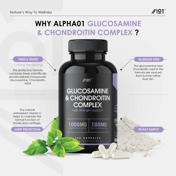 Glucosamine & Chondroitin Complex - 180 Count