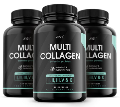 Multi Collagen Complex Capsules - 120 Count (3 Pack)