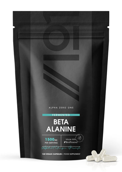 Beta Alanine with BioPerine - 1500mg - 120 Capsules
