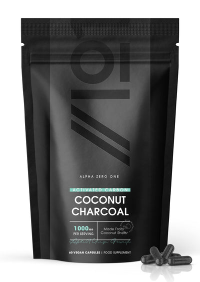 Coconut Charcoal - 1000mg - 60 Capsules