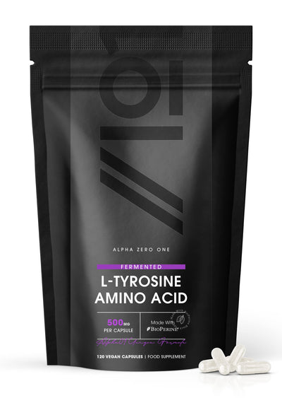Fermented L Tyrosine - 500mg - 120 Capsules