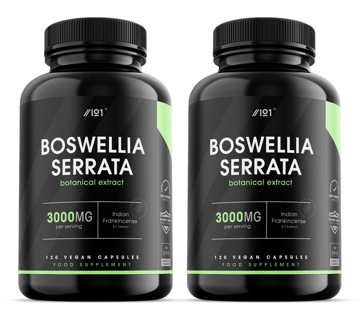 Raw Boswellia Serrata Extract - 3000mg - 120 Count (2 Pack)