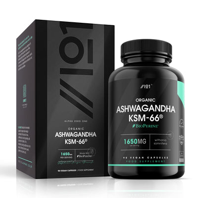 Organic Ashwagandha KSM-66® 1650mg - 90 Capsules