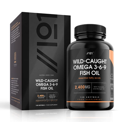 Omega 3-6-9 Wild Caught Fish Oil - 2000mg - 120 Count