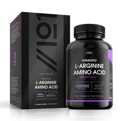 L-Arginine with BioPerine® & Biotin - 1000mg - 120 Count