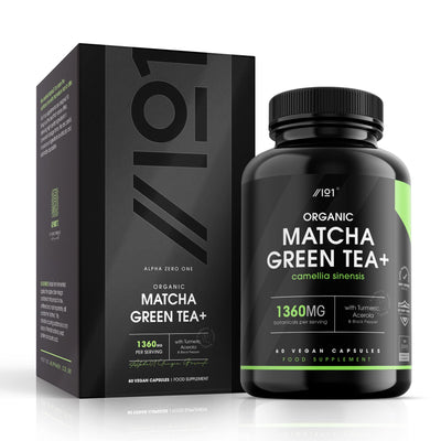 Organic Matcha Green Tea Extract - 1360mg - 60 Count