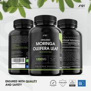 Organic Moringa - 1200mg - 120 Capsules